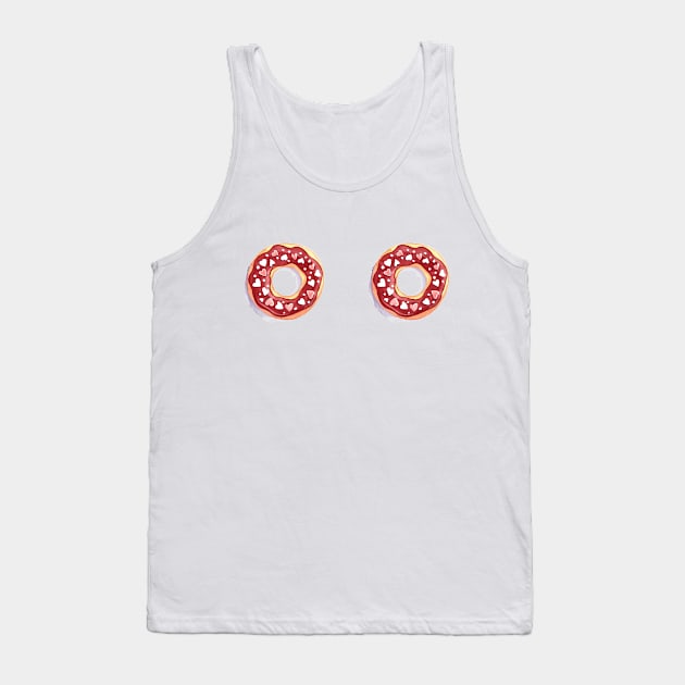 heart sprinkle donuts Tank Top by MelissaJoyCreative